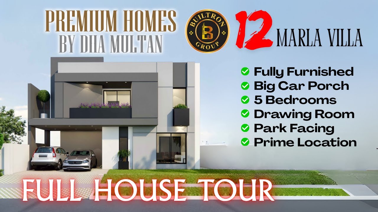 12 Marla Fully Furnished House Tour | Premium Homes DHA Multan | Luxury Living at Its Finest