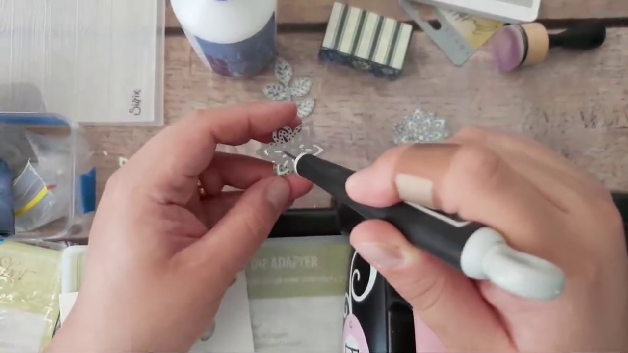 Live Stampin Up! Sanding Technique With Pinewood Planks