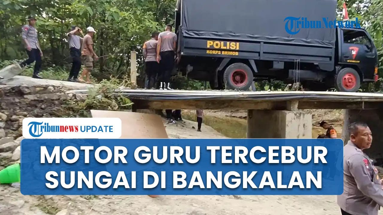 Polda Jatim Turun Tangan ke Bangkalan saat Motor Guru Tercebur ke Sungai