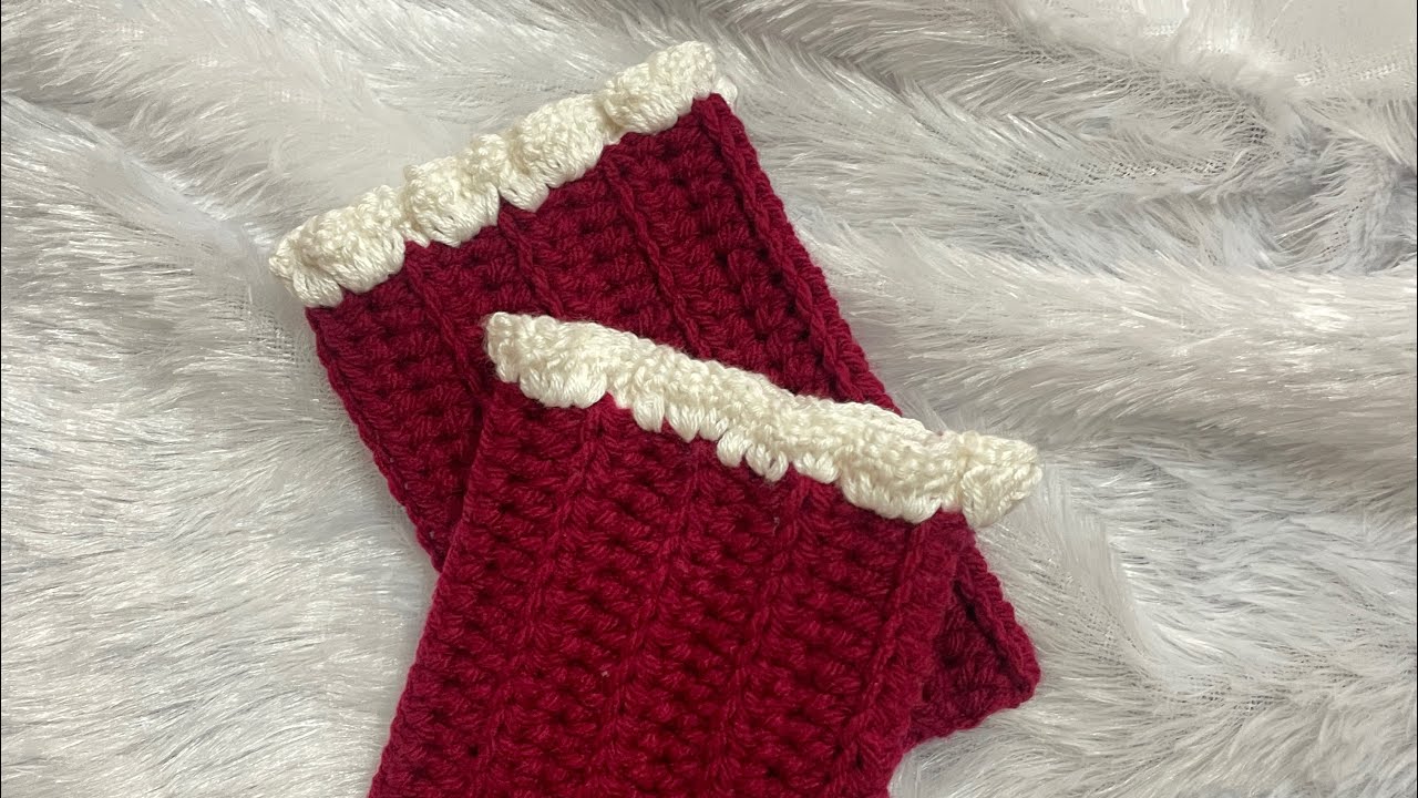 I Made Crochet Gloves for a Friend… and It Felt Different🎀🧶