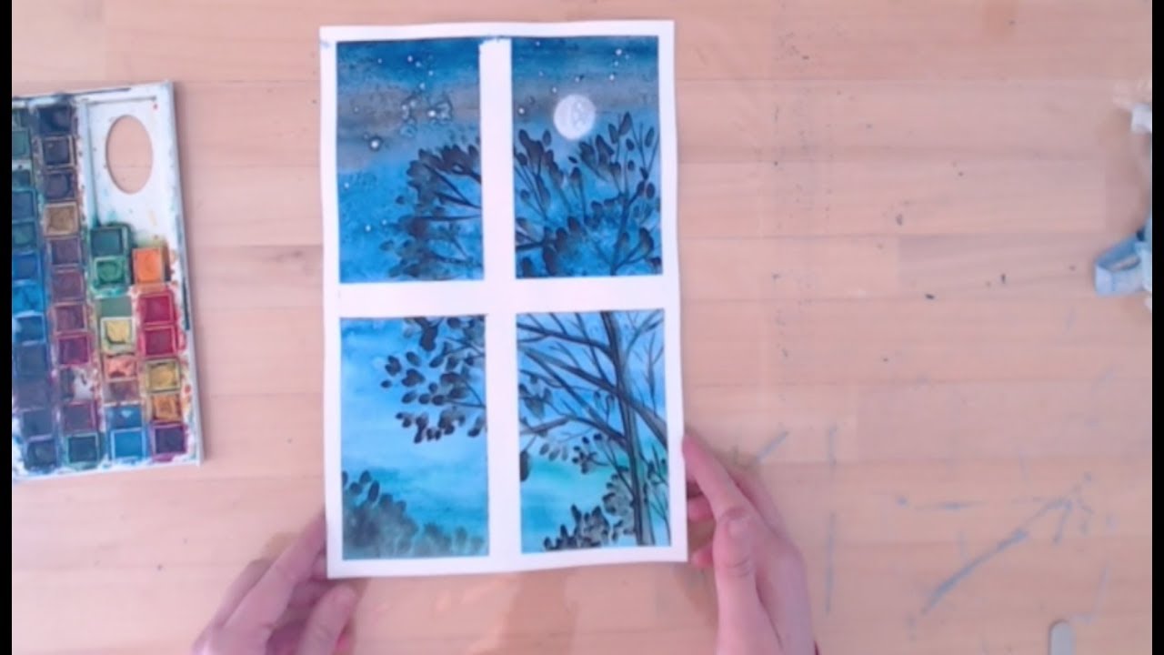 Tutorial: dipingere una finestra di notte