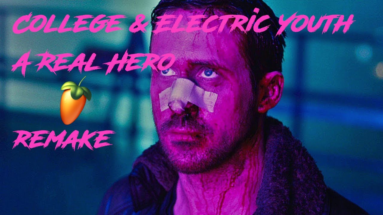College & Electric Youth - A Real Hero INSTRUMENTAL FL STUDIO REMAKE
