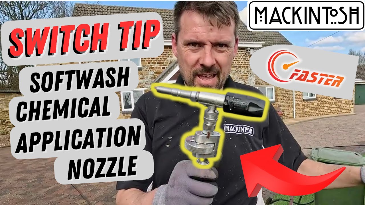 How To Use Switch Tip For Chemical Application with a Pressure Washer