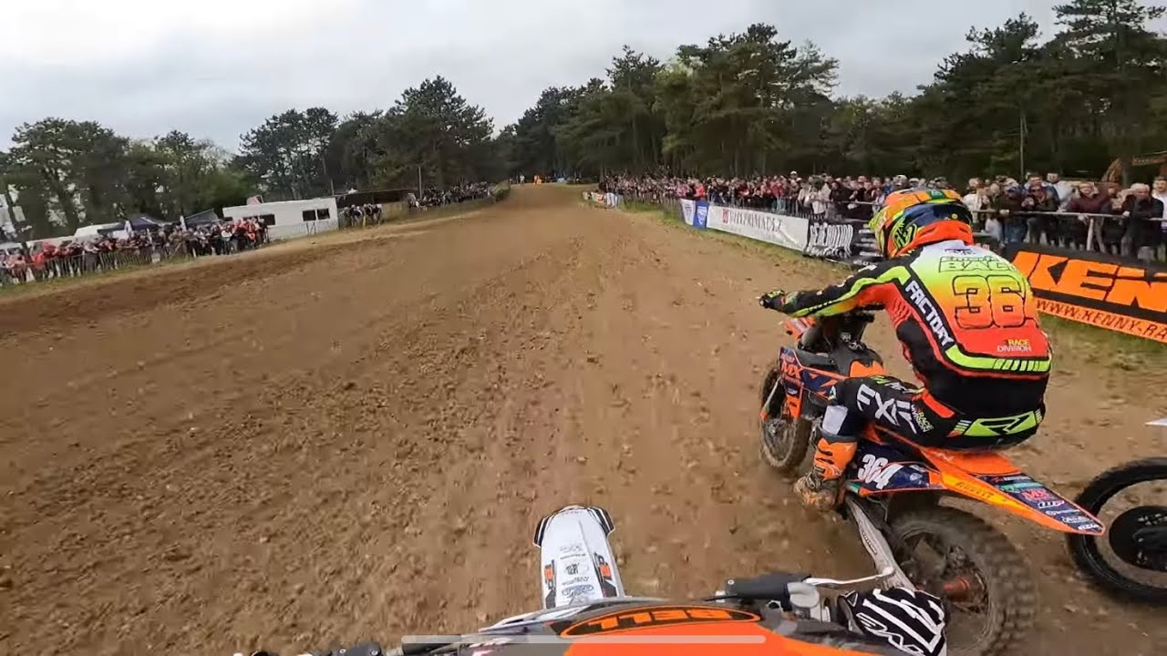 GROS GAZ EN 125 ligue 🔥💥// COURSE MOTOCROSS hermonville 2024