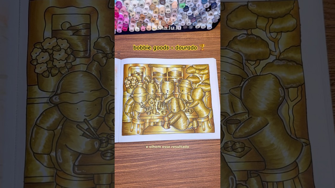 bora pintar bobbie goods com uma &uacute;nica cor? 🏆🥇👑 #pintura #desenho #arte #bobbiegoods #coloring