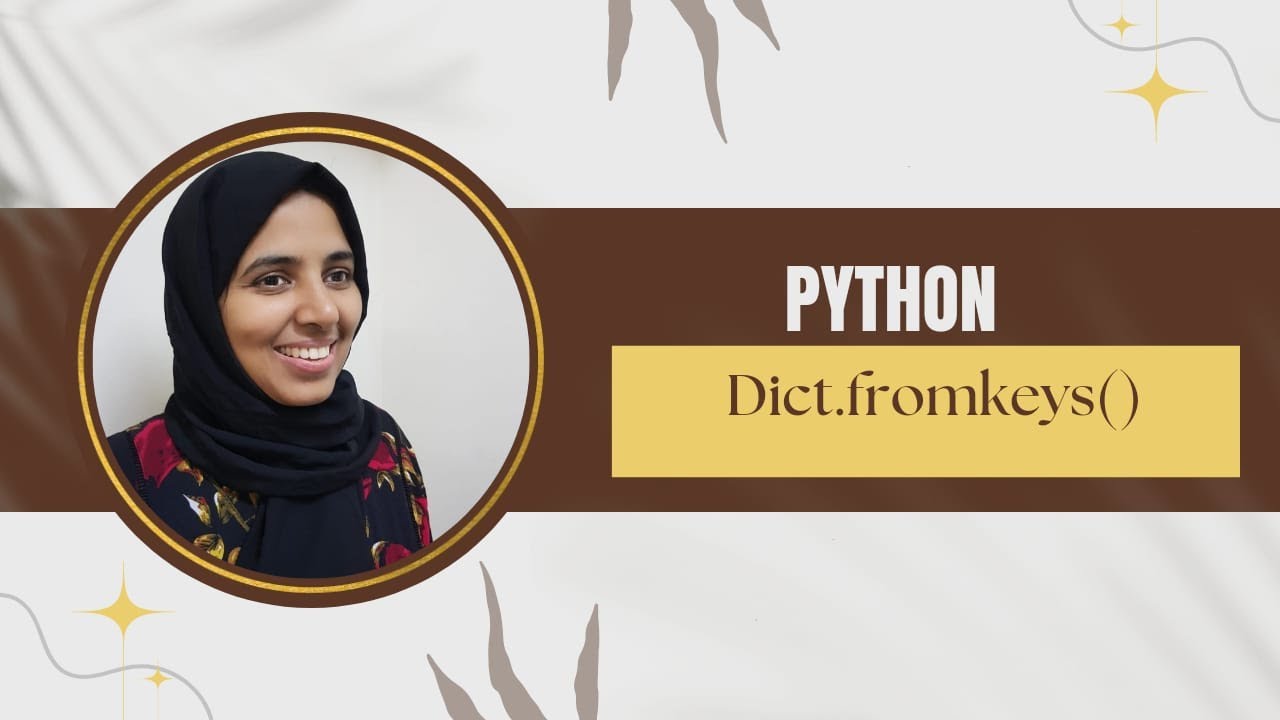#30 Python Tutorial For Beginners|| Dict.fromkeys() || How to Use Dict.fromkeys() Easily!