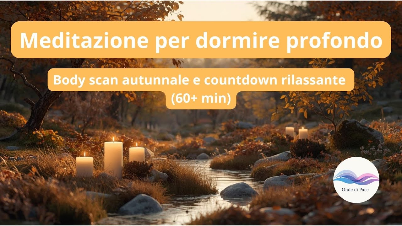 Meditazione Guidata per Dormire Profondamente - Bosco Autunnale - Rilassamento Progressivo