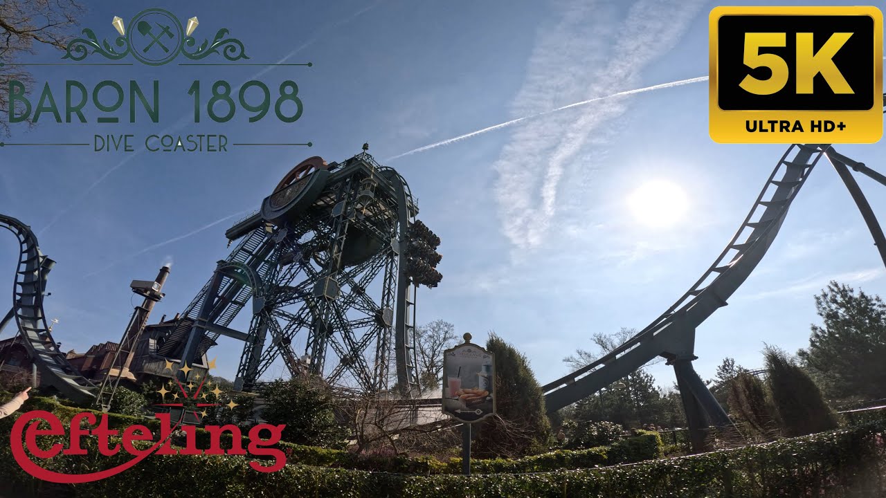 Baron 1898 Front Seat Pov - Efteling - 5K60FPS