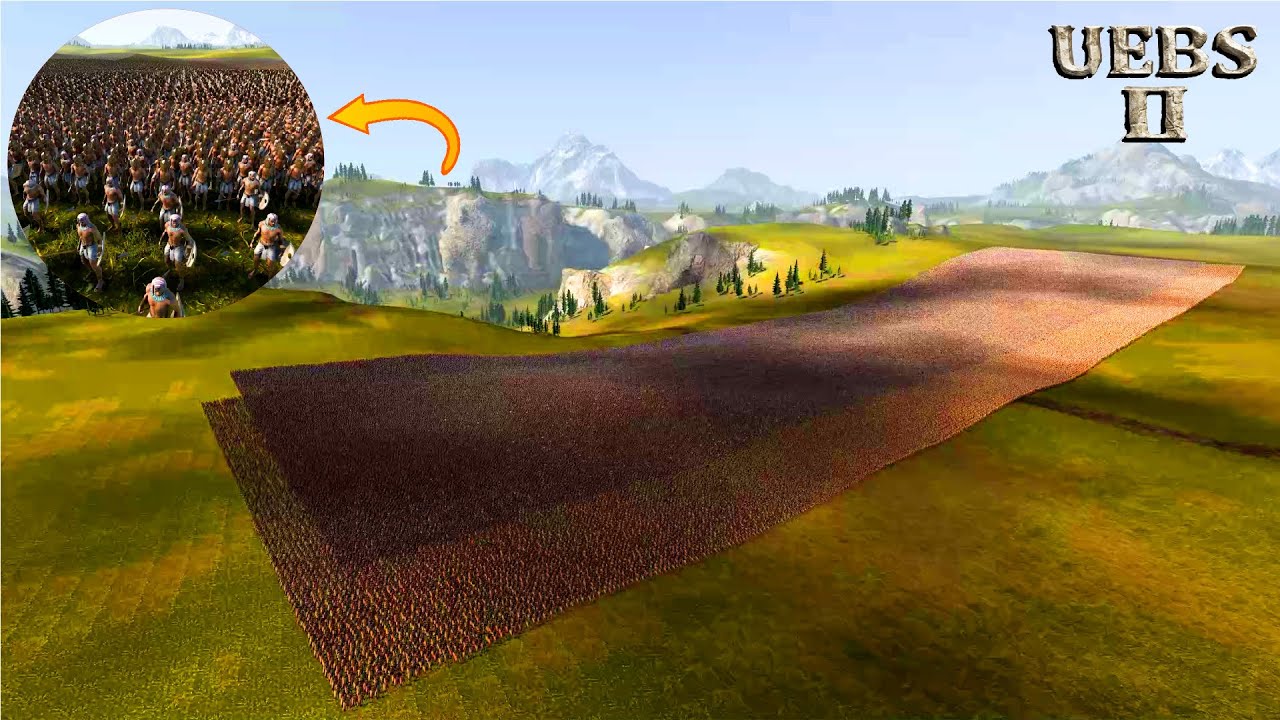 200,000 ROMANS vs 1,500,000 EGYPTIANS | Ultimate Epic Battle Simulator 2 | UEBS 2