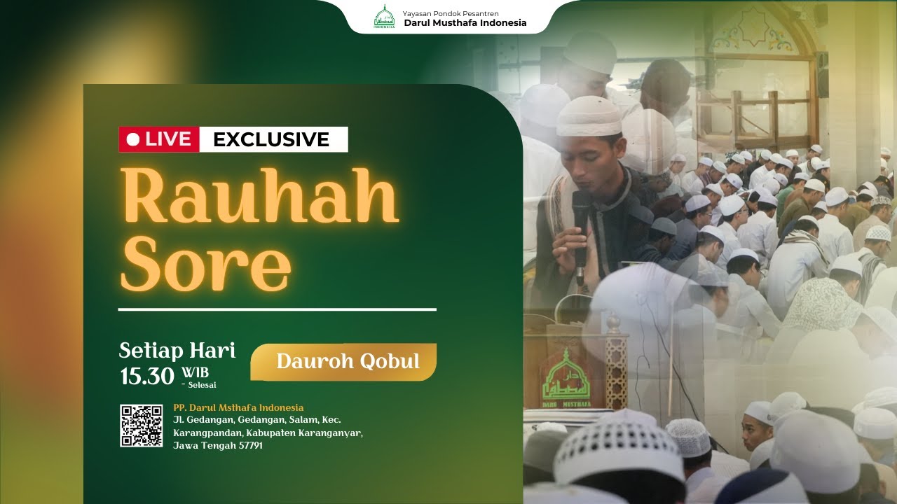 🔴LIVE | RAUHAH SORE KITAB BIDAYATUL HIDAYAH | SYA'BAN 1447 H