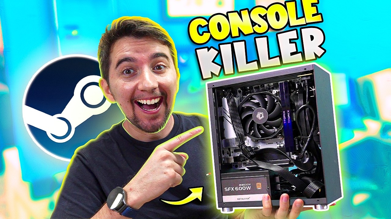 Cansei de esperar: montei uma STEAM MACHINE em casa! (+ Instalação SteamOS)