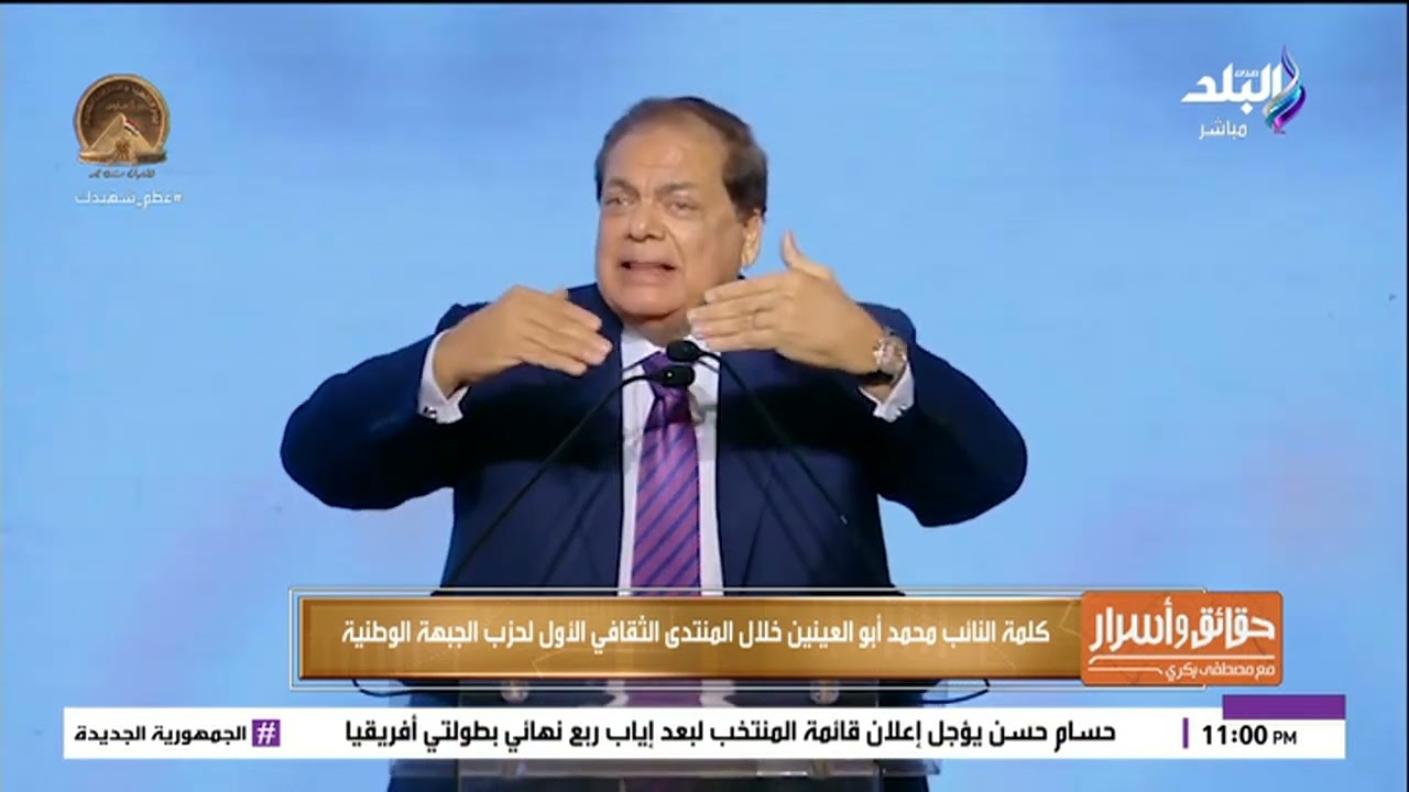 أبو العينين: مصر قادرة على تحويل الأزمات العالمية إلى فرص للتنمية