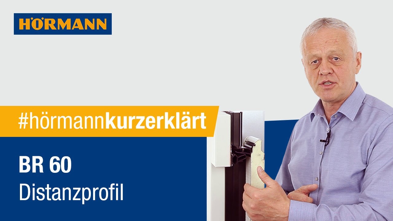 Distanzprofil der BR 60 - Verhindern von Beschädigungen bei durchgebogenen Torgliedern | Hörmann