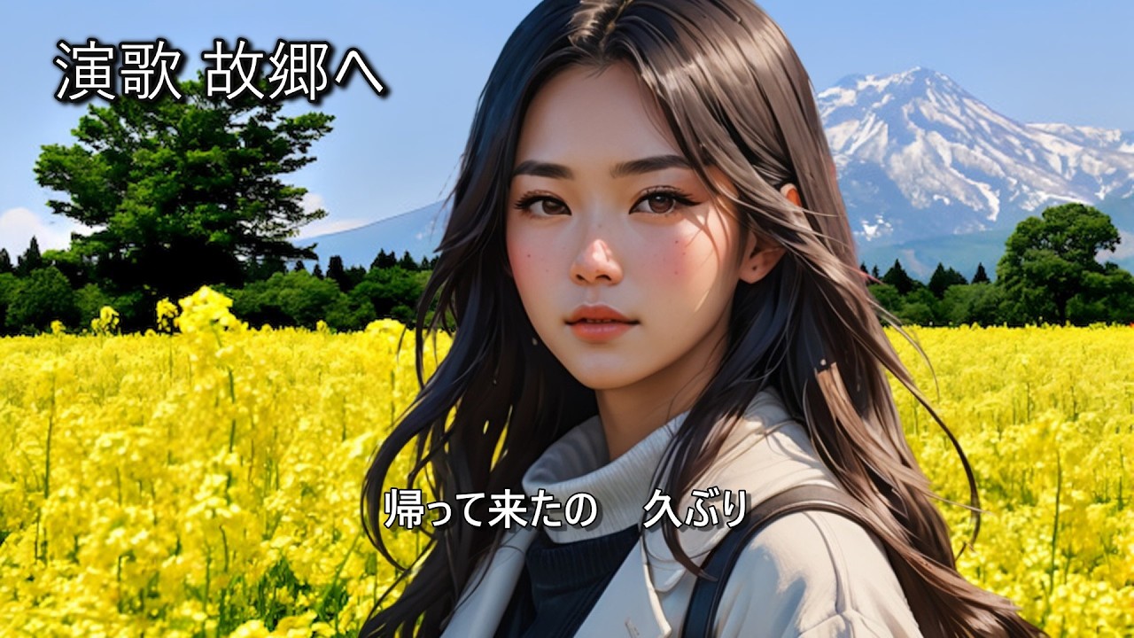 演歌 故郷へ　生まれ育った大好きな故郷に帰る