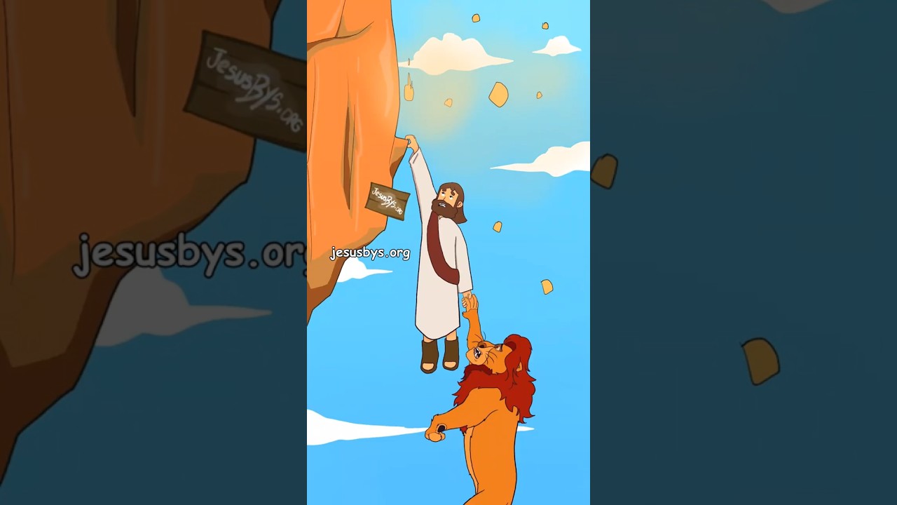 🦁 Jesus Saves Mufasa from Scar&rsquo;s Wrath ✨ #jesus #jesuschrist #jesuslovesyou