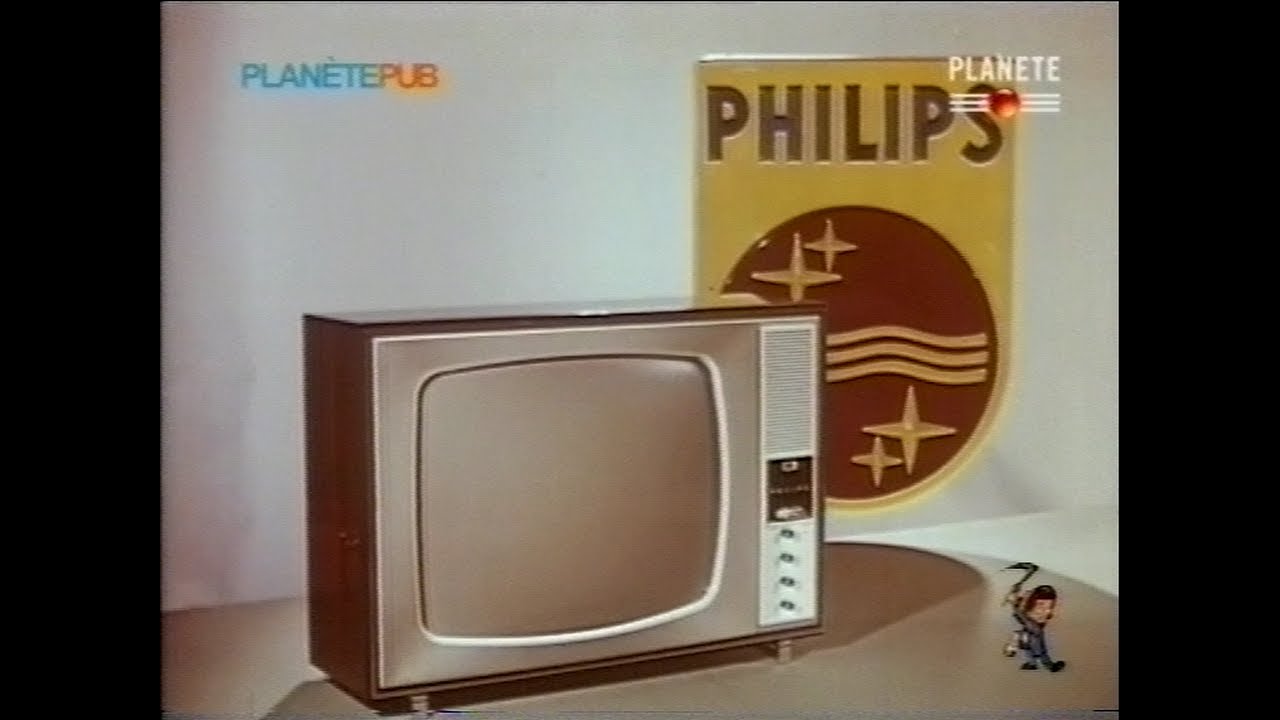 Publicité téléviseur Philips (60's)