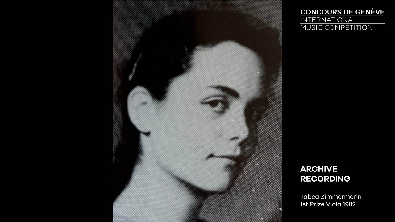 Tabea Zimmermann - Enescu Concert Piece for Viola & Piano, Concours de Genève 1982