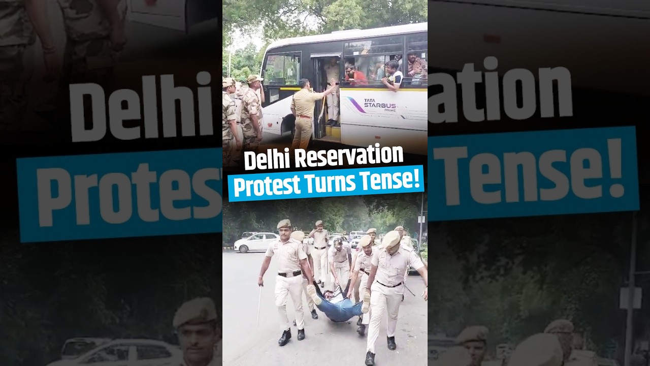 Delhi: Several Protesters Detained Near Jantar Mantar During Reservation Protest