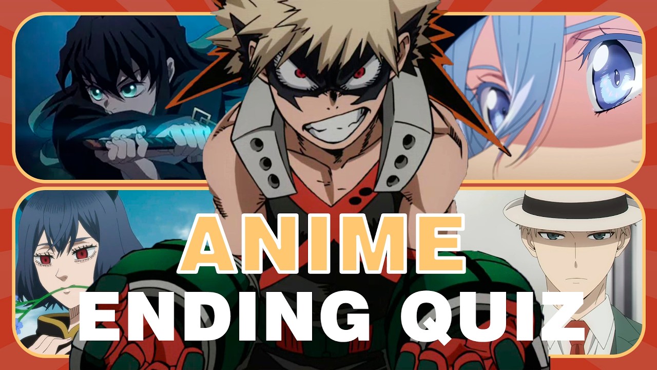 GUESS 30 ANIME ENDINGS (2020-2025)