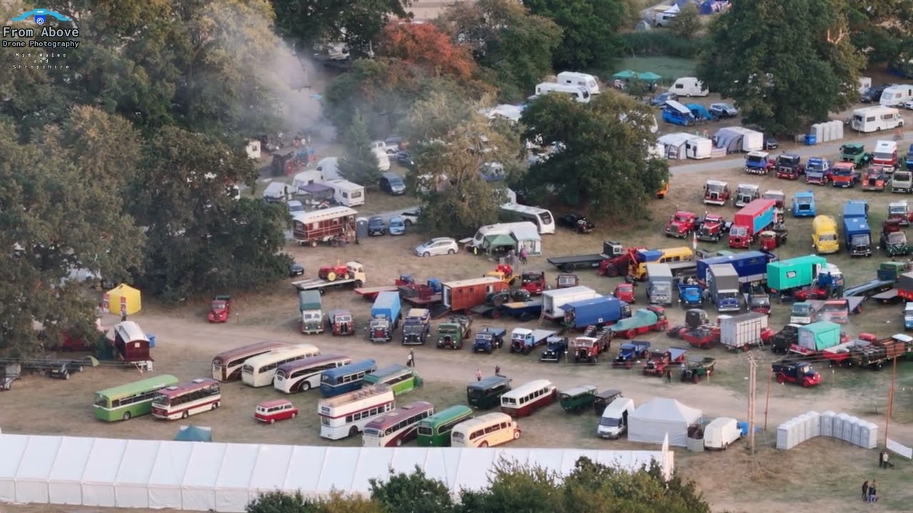 Shrewsbury Steam Rally 2025 - Drone Video