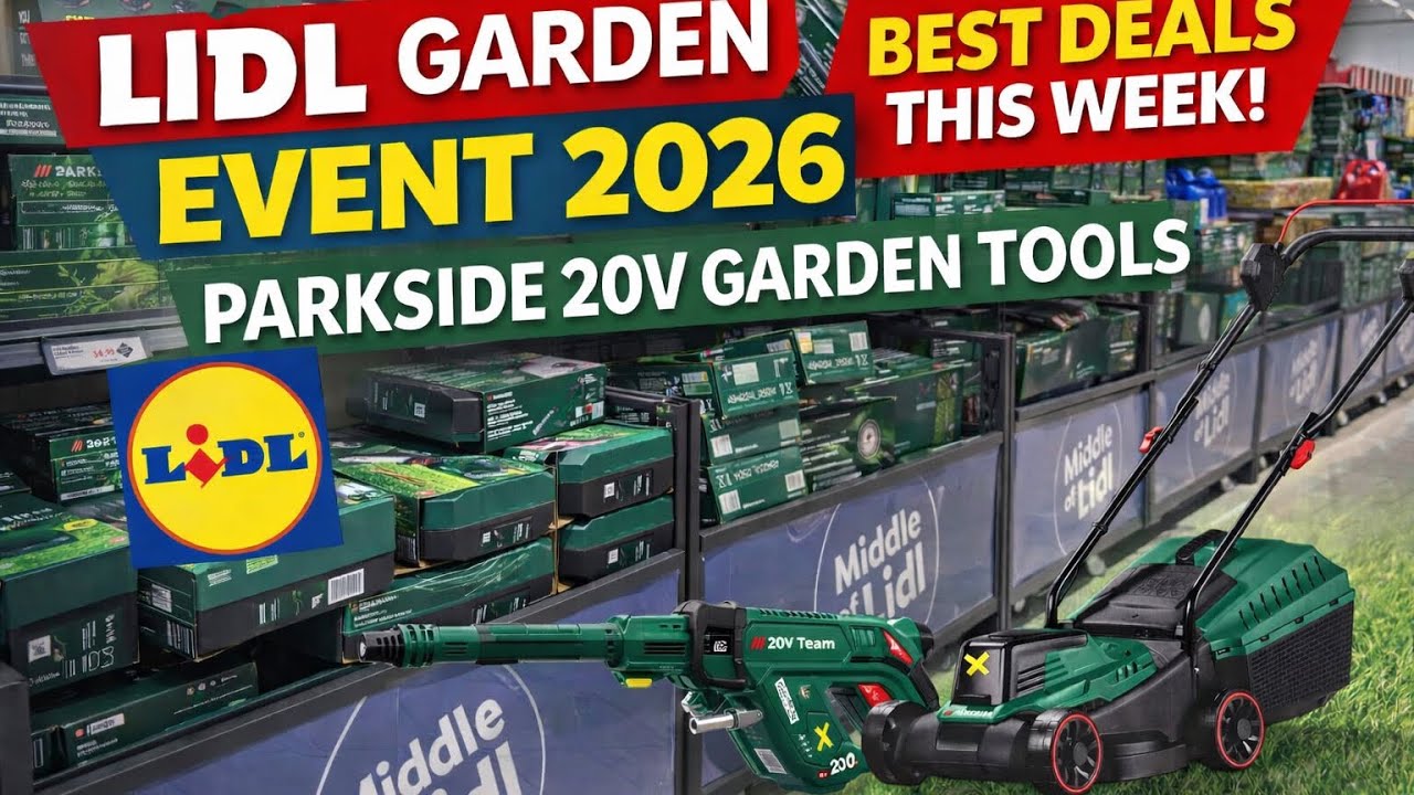 Lidl Garden Event 2026 | Parkside 20V Garden Tools &ndash; Best Deals This Week!