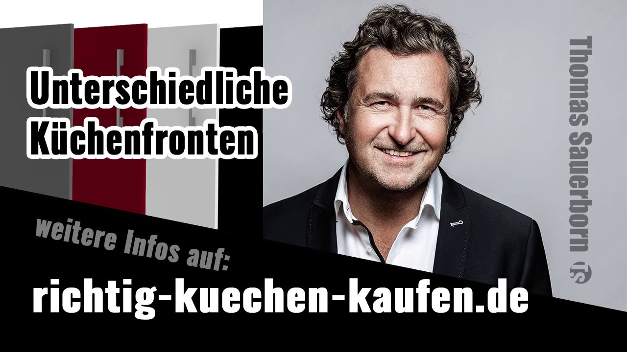 Unterschiedliche Küchenfronten