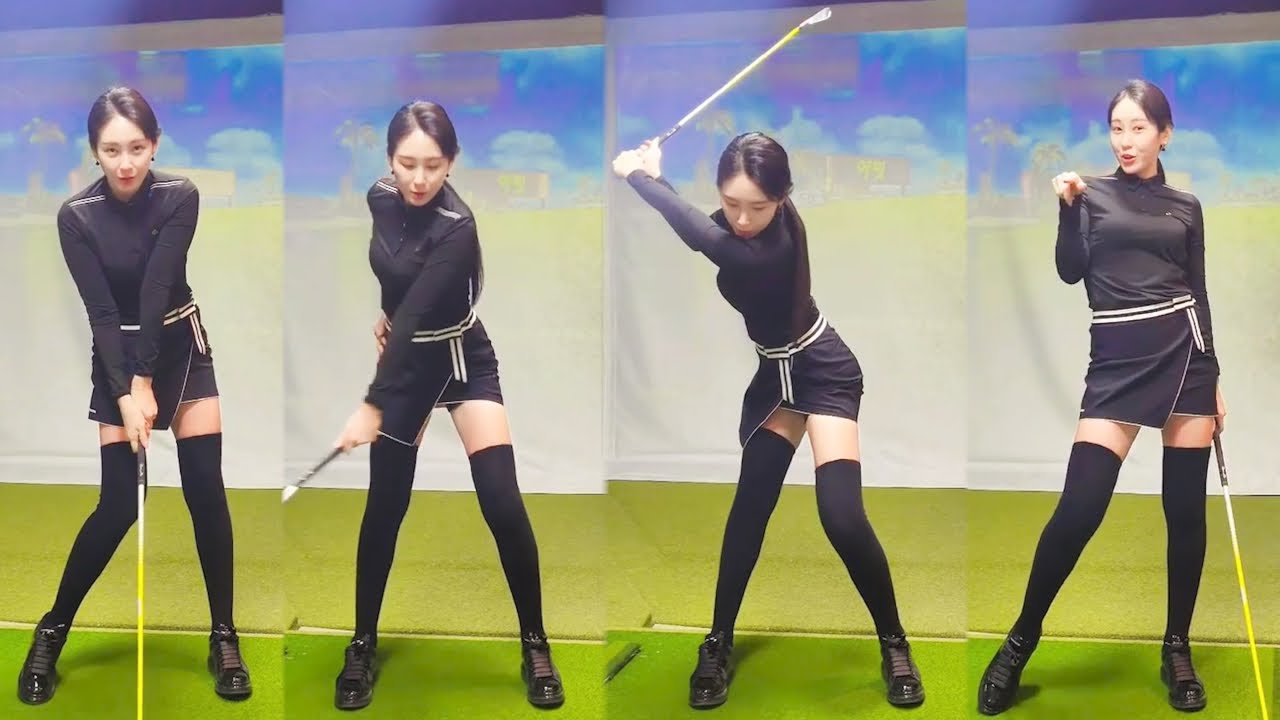 KLPGA 프로 허은지 미녀골퍼의 골프레슨!!