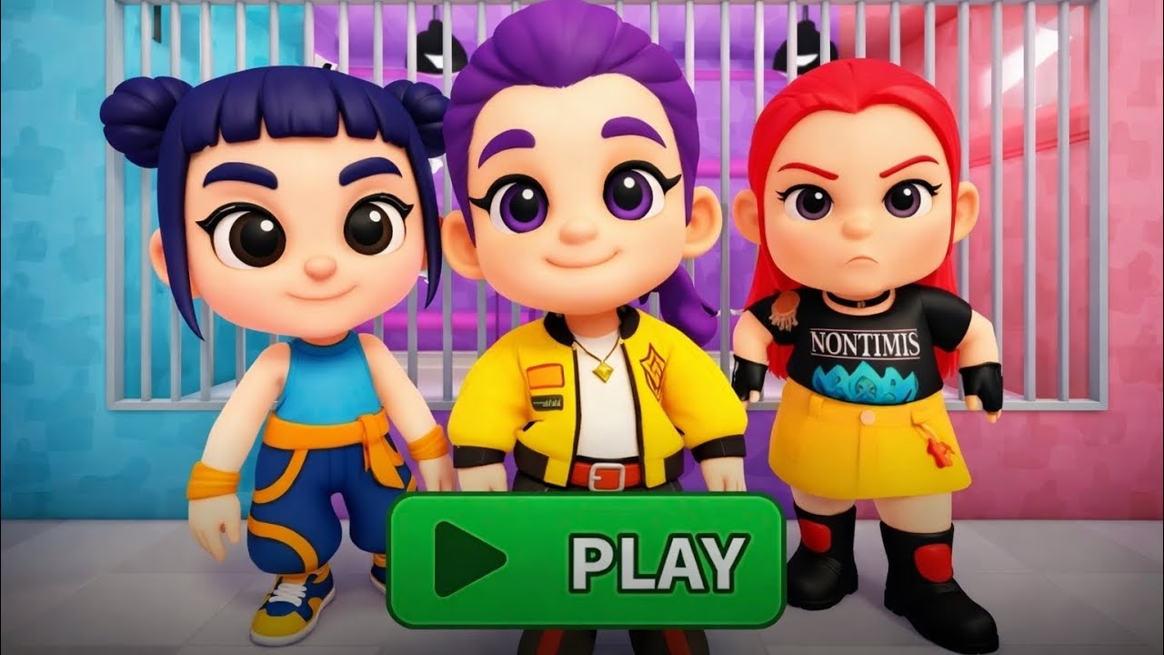 BABY KPOP DEMON HUNTERS PRISON RUN! - ROBLOX #roblox #obby 