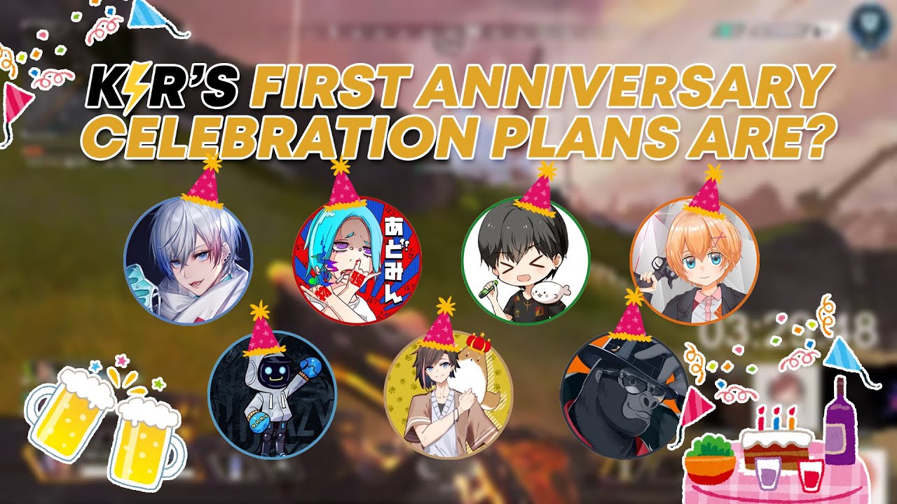 [ENG SUB] KNR's 1st Anniversary Celebration Plans [KNR/渋谷ハル/BobSappAim/きなこ/バーチャルゴリラ/あどみん/かわせ/あれる]