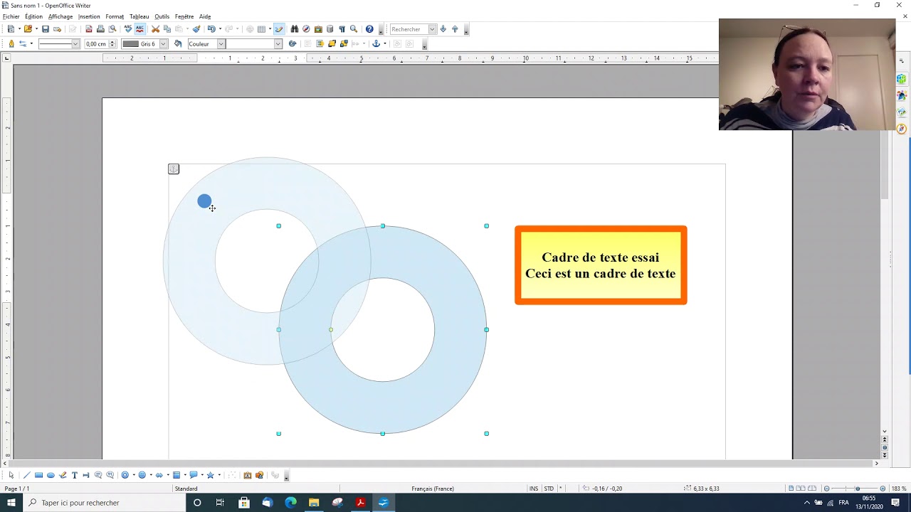 Open Office -Les autres formes de la barre d'outils dessin