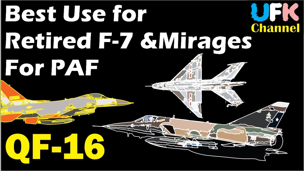 What PAF Should do with F-7, Mirage-III and Mirage-V when they retired? USAF QF-16 Target Drone.