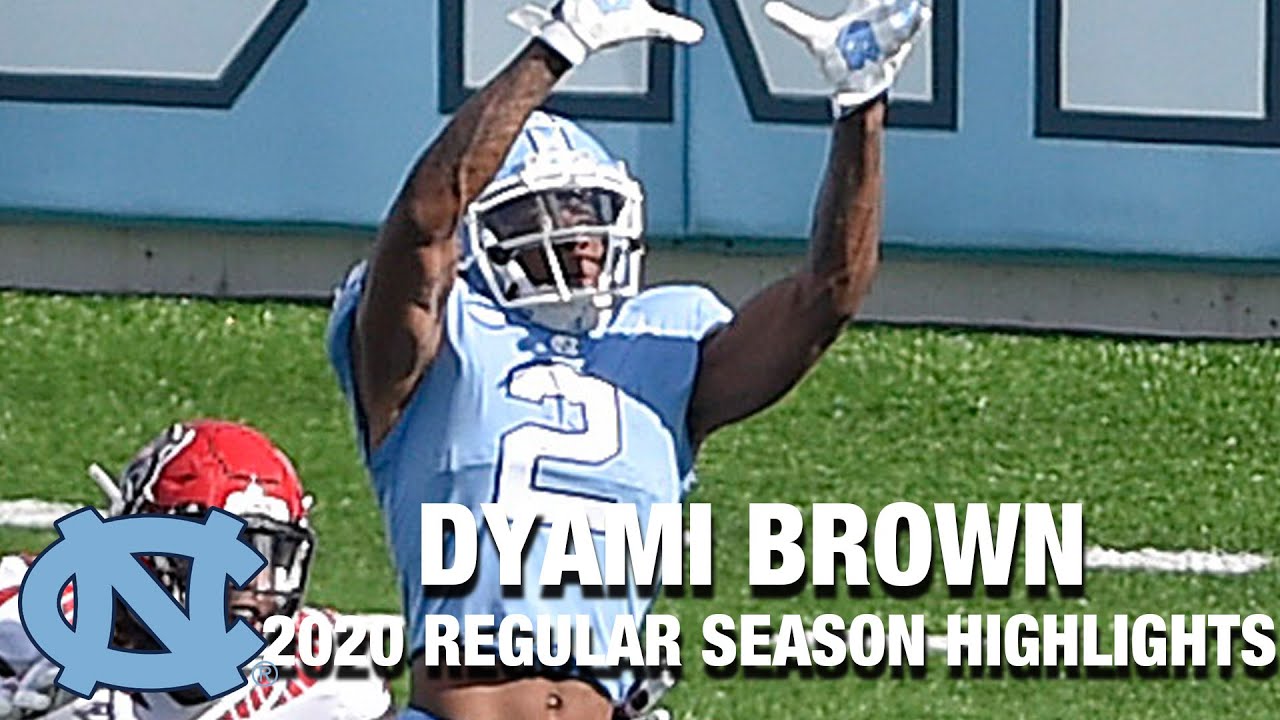 Dyami Brown 2020 Regular Season Highlights | North Carolina WR