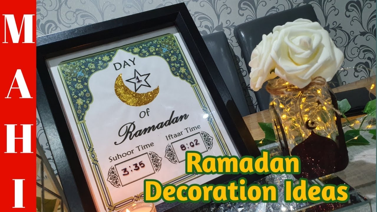 Ramadan Decoration Ideas | Ramadan Iftar Table Decor Ideas | Ramadan DIY | Ramadan 2022 | Ramazan
