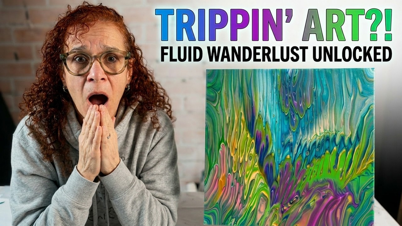 Scooby’s Trippin’ | Fluid Art Wanderlust Technique