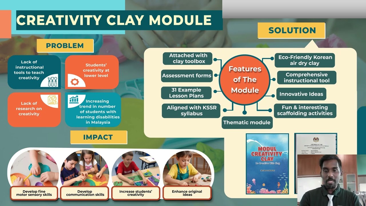PARTHIBAN GOVINDASAMY - CREATIVITY CLAY MODULE                             Vi-BIIDE INNOIVATION 2024