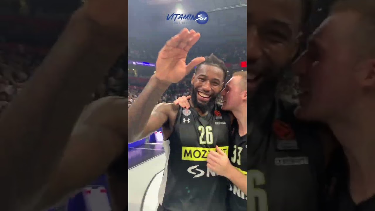 🏀Mathias LESSORT, véritable chouchou des supporters serbes 🔥🧨