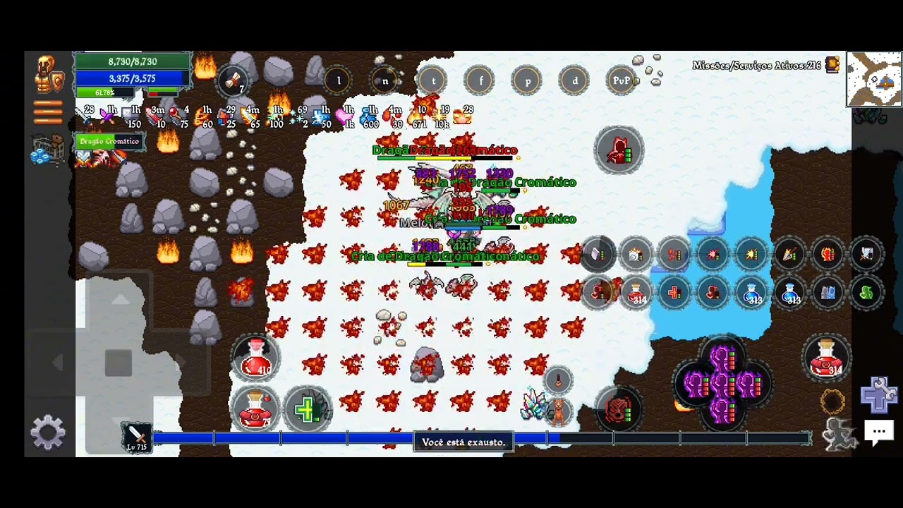 Kakele Online MMORPG | Farming alone in Chromatic Dragons, I find this place so beautiful... 💥❤️