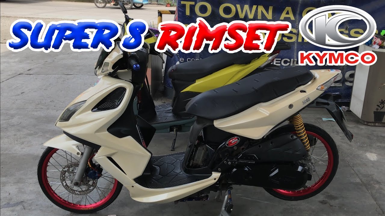 Kymco Super 8 on Rimset!