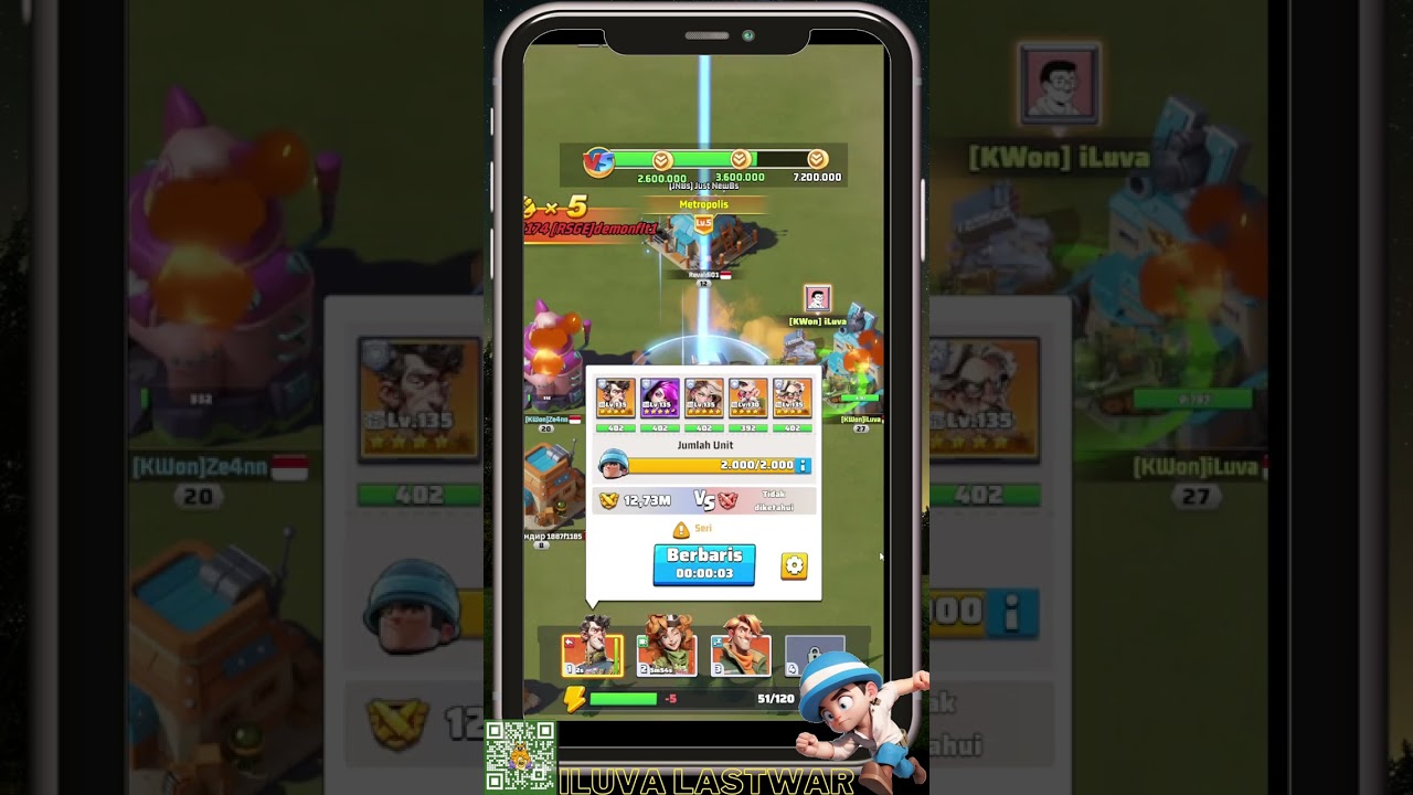 Last War Survival Tips dan Trik Tutorial - VS Day 6 Kejar point setinggi mungkin dgn 5000 prajurit