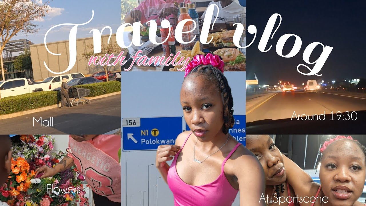 Travel vlog : travel with me to Polokwane • Spur lunch + shopping 🛍💋💞
