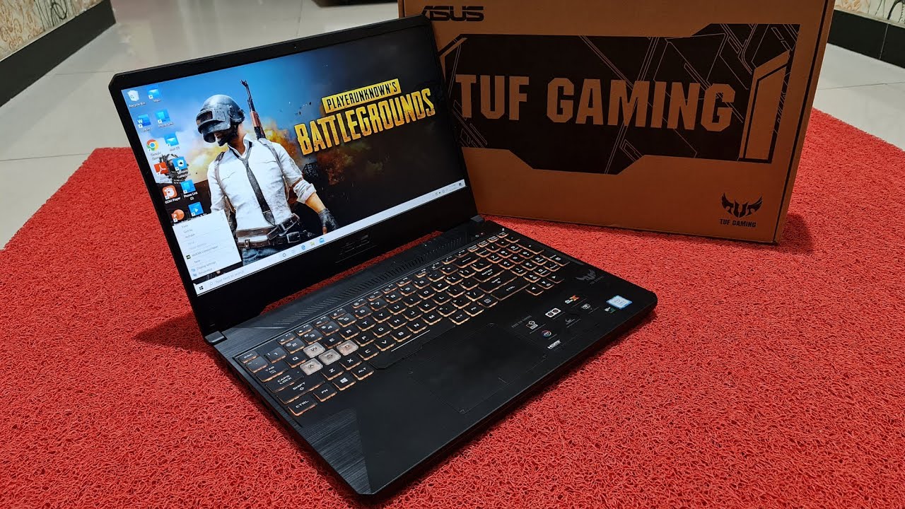 LAPTOP GAMING MURAH ASUS TUF FX505GE CORE I7gen8 GTX 1050 FULSET #unboxinglaptop