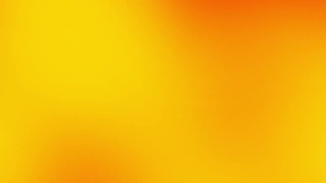 Yellow & Orange Gradient Background | Smooth LED Light | 12 Hours | 4K (No Sound)