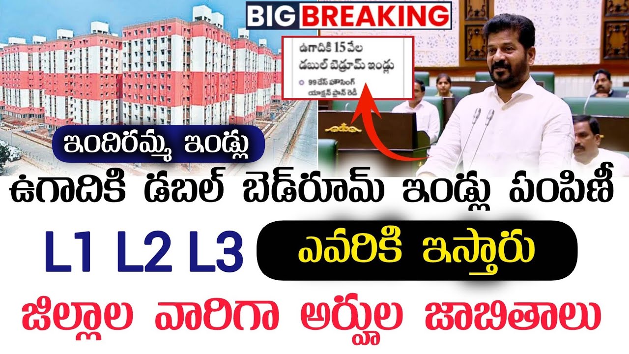 ఉగాది కానుకగా 15 వేల డబల్ బెడ్రూం ఇళ్లుపంపిణి|ముందుగా ఈ జిల్లాలో వారికీ ఇస్తారు|2BHK Flats Update