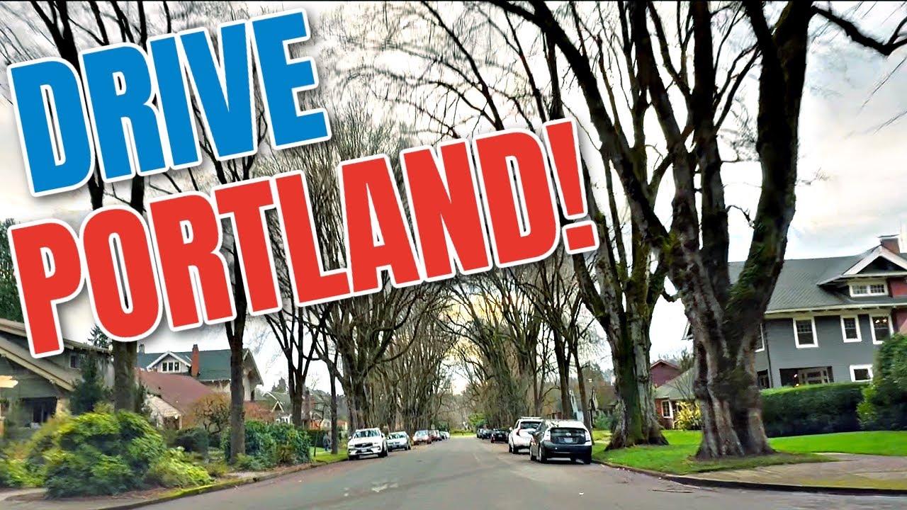 Автомобильная экскурсия по Портленду, штат Орегон: западная часть, центр города, восточная часть.