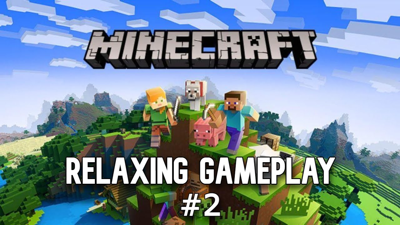 Relaxing Minecraft Survival Gameplay #2 Study | Sleep - No Commentary