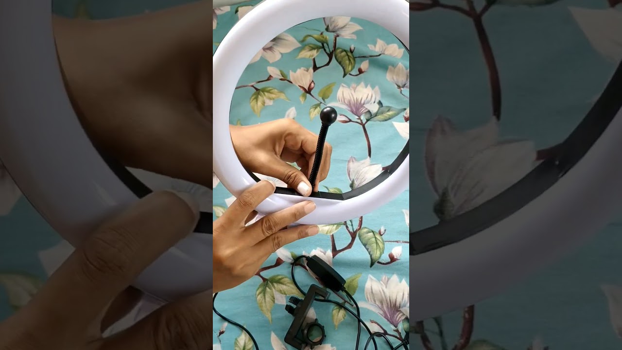 Meesho Find🎀Ring light with tripod set-up | 10 inch ring #ringlight #meesho #youtubeshorts