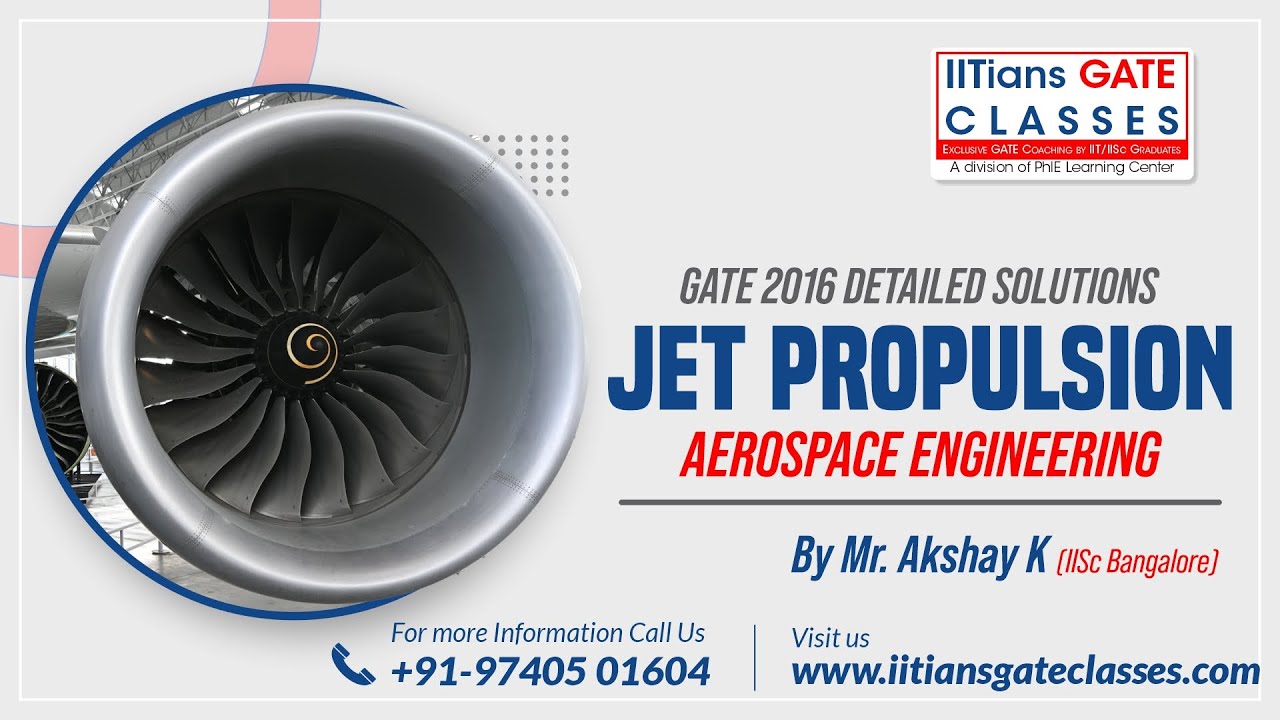 Propulsion | Question Paper Solution | GATE 2016 Aerospace Engineering | GATE Aerospace Engineering