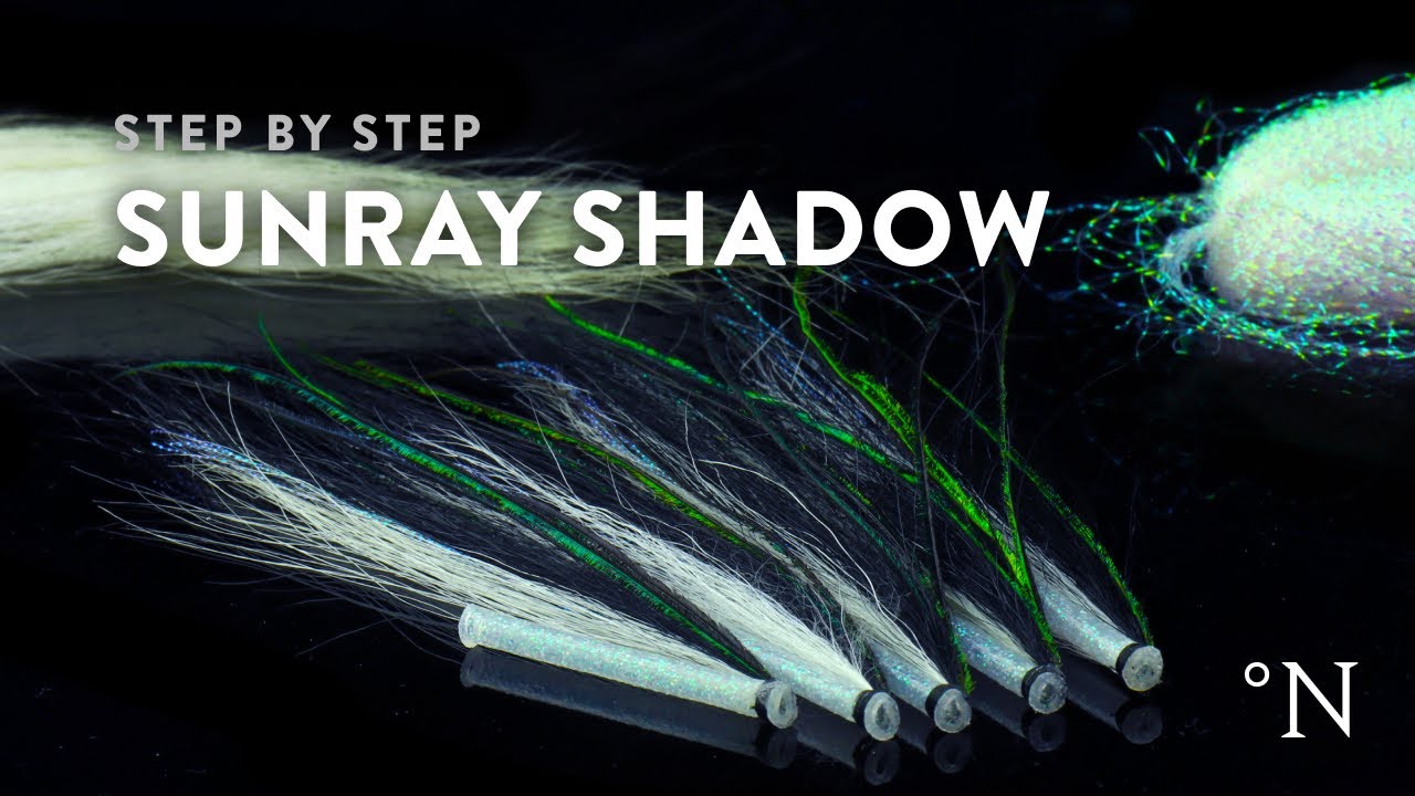 Fluebinding: Lakse/havørred flue Sunray shadow