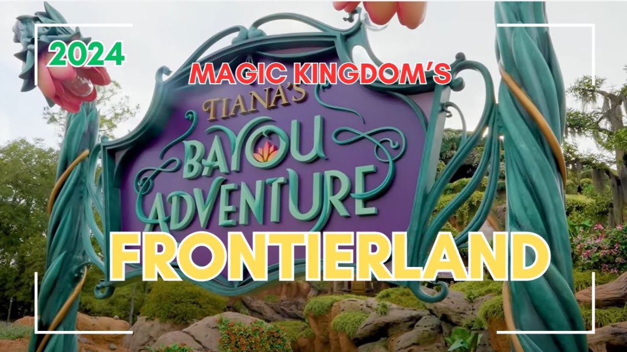 Magic Kingdom Frontierland | Walt Disney World Florida | 2024 | 4K |