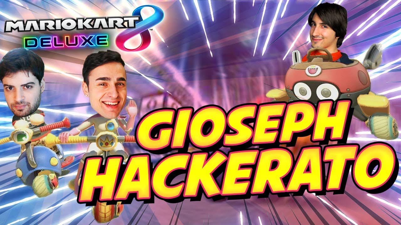 GIOSEPH VIENE HACKERATO e CRASHA DALLA PARTITA su MARIO KART 8 DELUXE